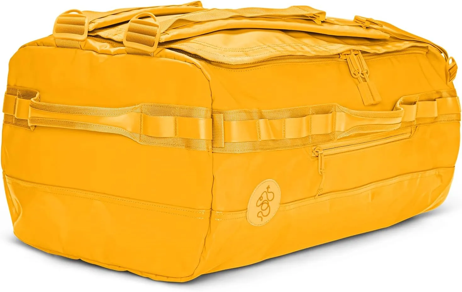 Baboon to the Moon Go-Bag Big Duffle Bag - Stylish, Compact, Large Travel Bag Lightweight, Durable, Water-Resistant for Men and Women (Yellow)