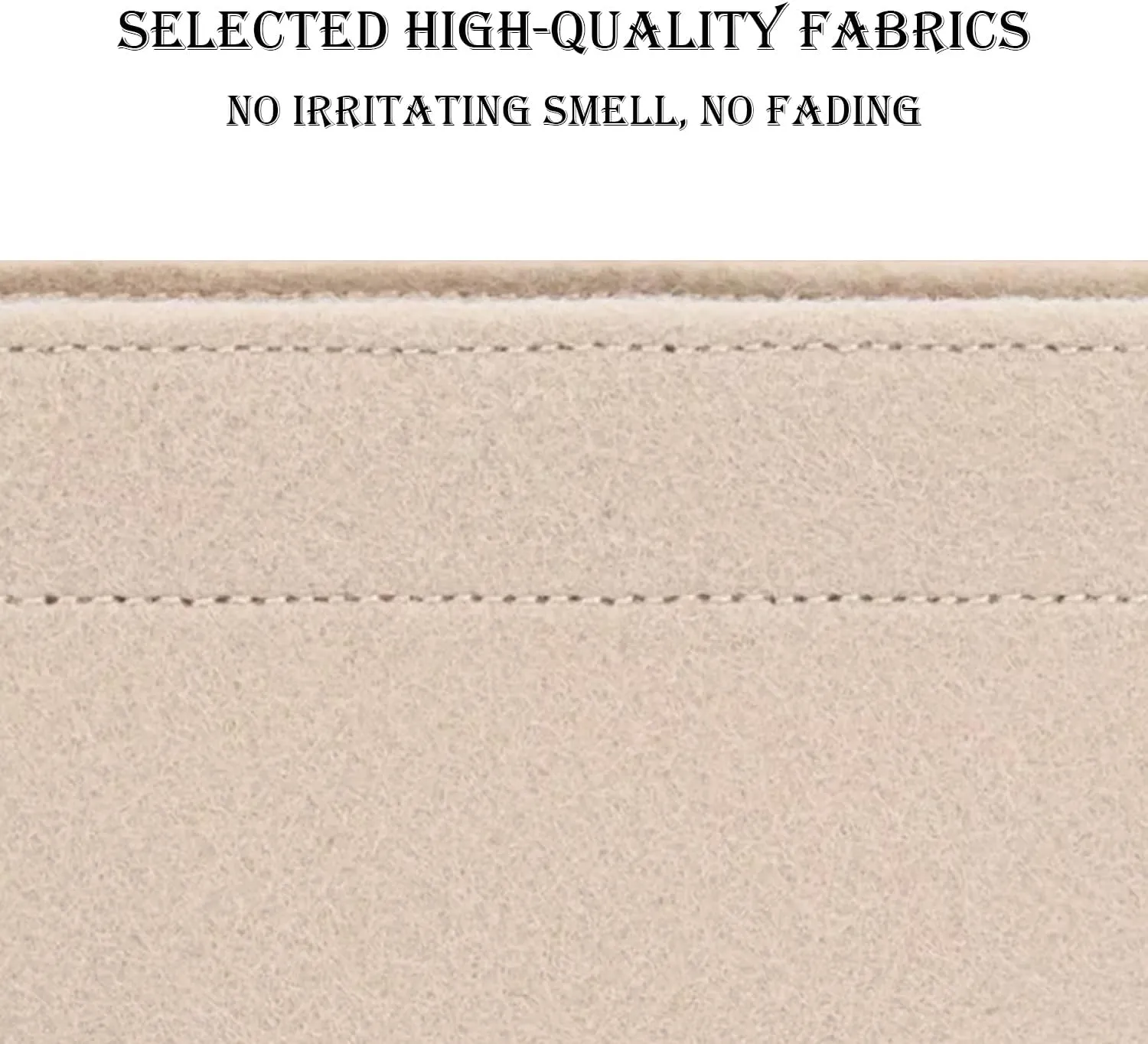 Bag Organizer Insert, Tote Purse Insert, Pocket Wallet Divider for Hermes Evelyne 16/29/33 (L(11.8×3.1×8.7), Beige)