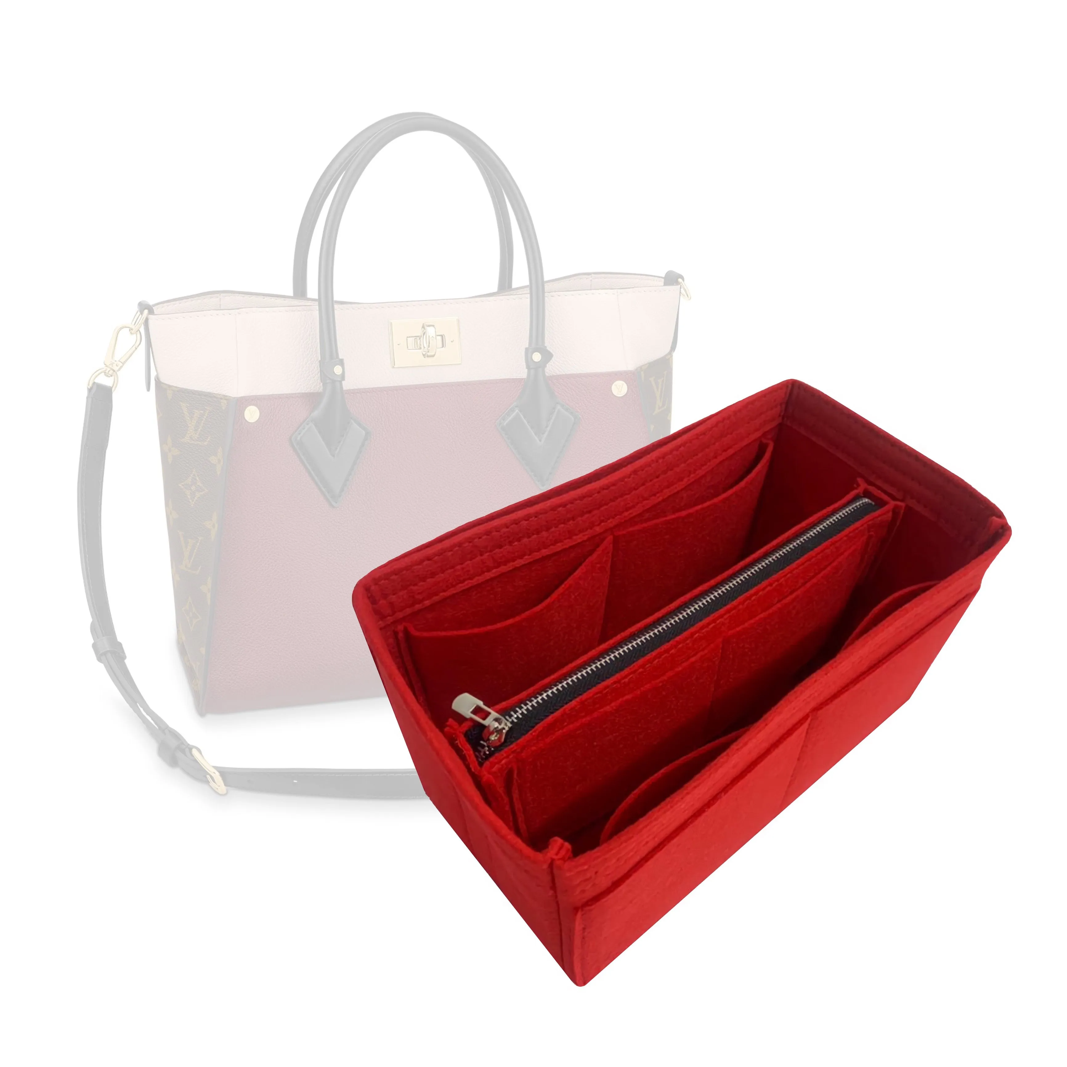 BaginBag | Handbag Organizer For louis Vuitton Tote On My Side Bags | LV Purse Insert | LV Bag Storage | Bag Liner | LV Insert Organizer | Louis Vuitton Organizer | LV Bag Organizer | LV Luxury bag