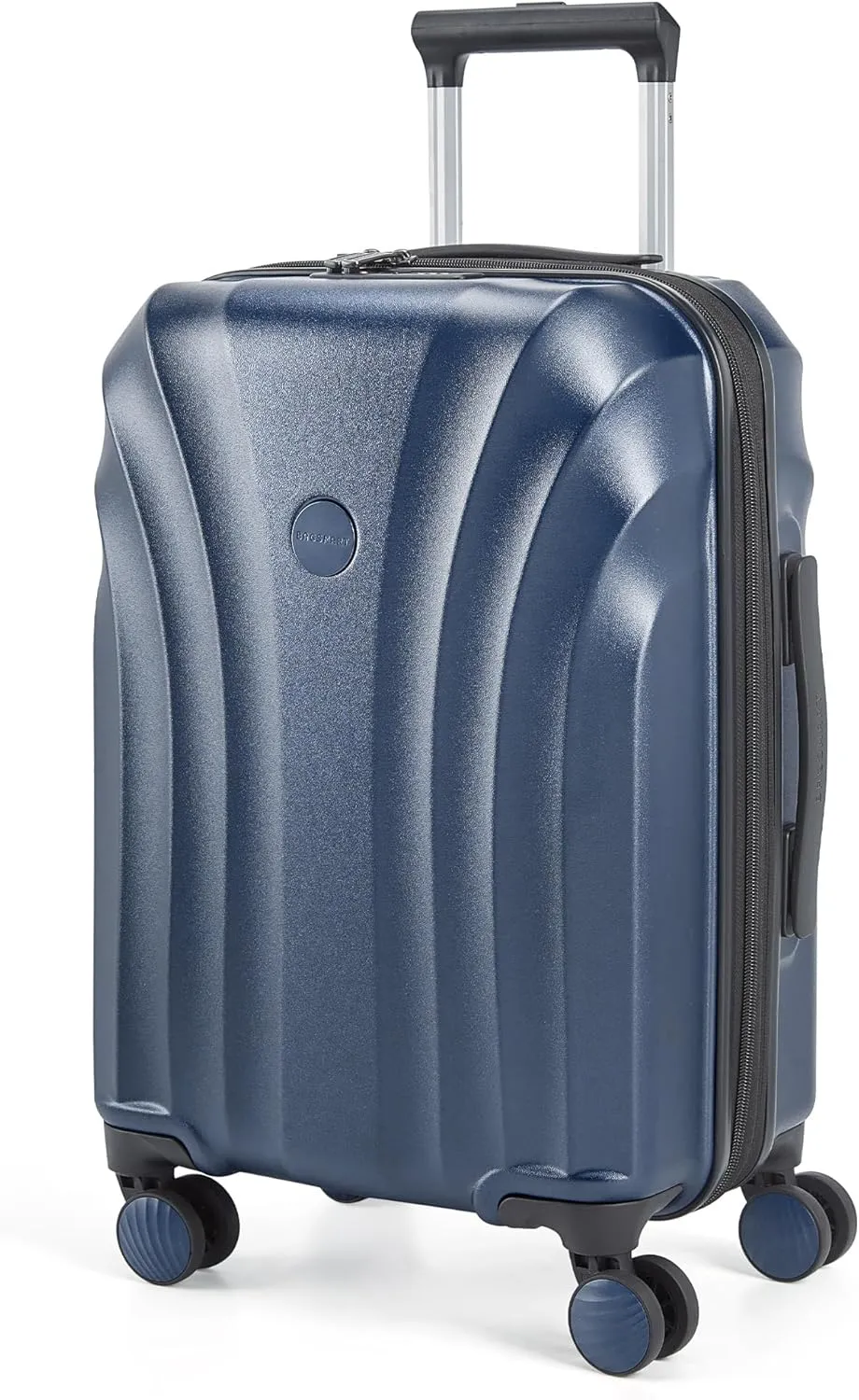BAGSMART Carry On Luggage 22x14x9 Airline Approved with TSA Lock, Expandable Hard Shell Suitcase with Spinner Wheels, Lightweight 20 Inch Travel Rolling Carry-On Luggage, Light Blue