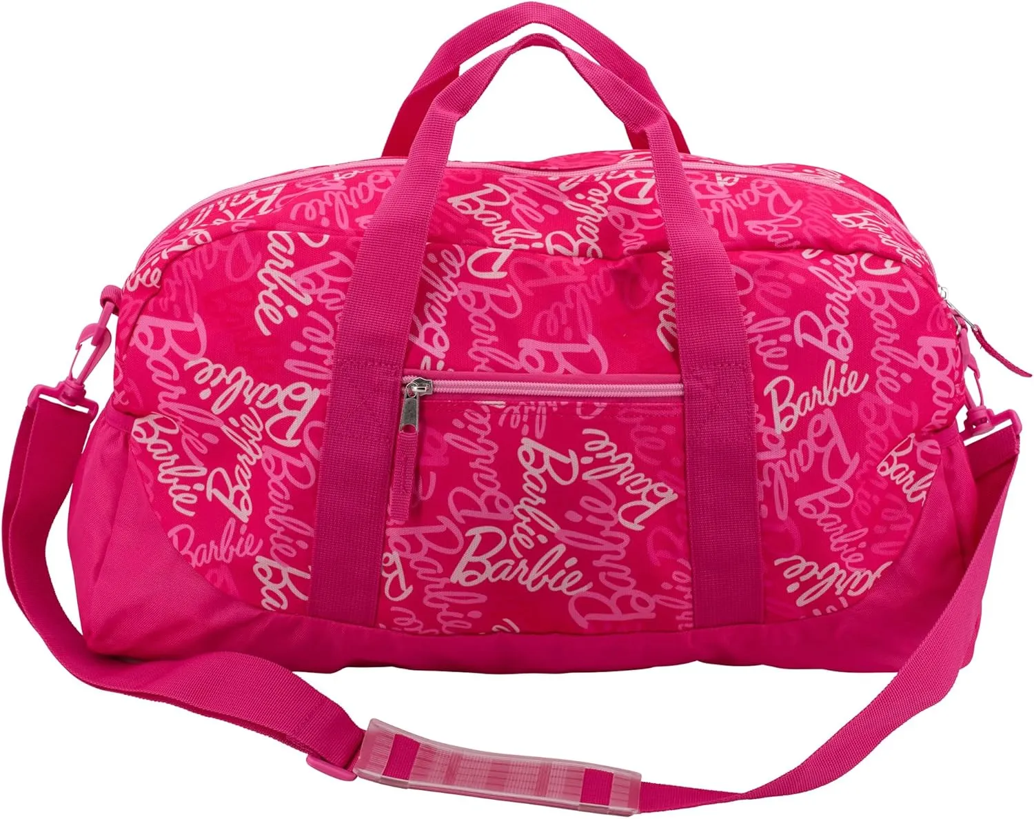 Barbie Duffle Bag, 16 inch Travel Sleepover Weekender Bag for Girls, Purple Dance Bag