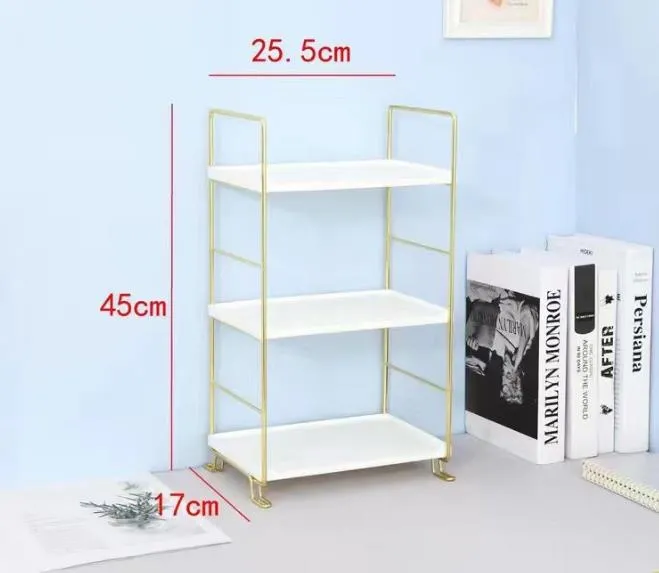 Bathroom shelf storage rack