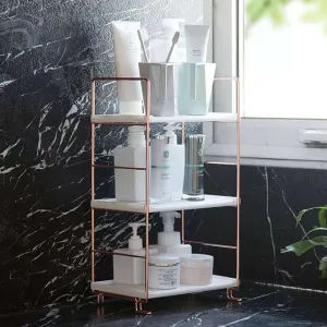 Bathroom shelf storage rack