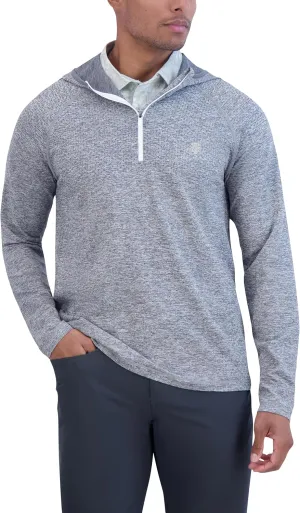 Ben Sherman Men's Quarter Zip Pullover Hooded Sweater – Lightweight, Casual, Work, Golf & Everyday Wear
