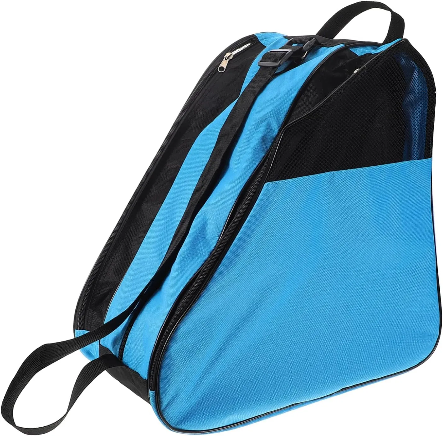 BESPORTBLE Roller Skates Bag 3-layer Skates Pouch Zipper Skating Bag Large Capacity Multi-use