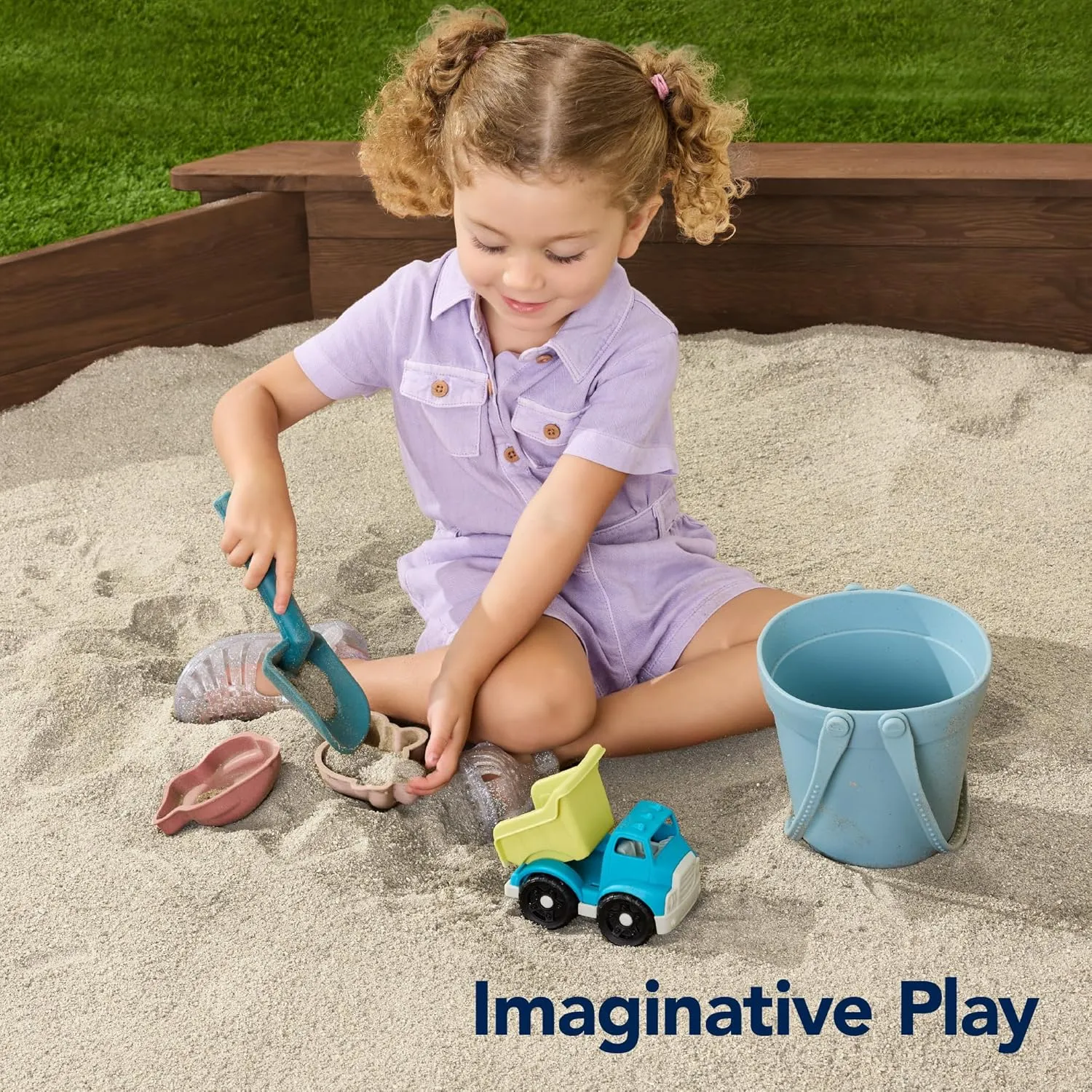 Best Choice Products Kid's Large Octagonal Wooden Outdoor Sandbox with Cover w/ 4 Reinforced Benches, 8 Seats, XL Sandpit, Bottom Liner - Walnut