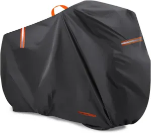 Bike Cover for Trek Fuel EX, 420D Bike Outdoor Storage Cover Windproof Bicycle Covers with Lock Holes Bikes Tarp All Weather Durable Bicycle Cover
