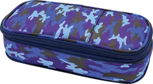 Blue Camo Pencil Case