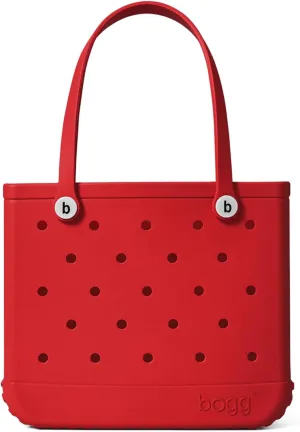 BOGG BAG - Medium Tote Bag - You Red My Mind, White Buttons - 15in L x 5in W x 12.5in H - Lightweight, Washable, Durable - All Purpose EVA - for Beach, Pool, Boat, Work, Sports