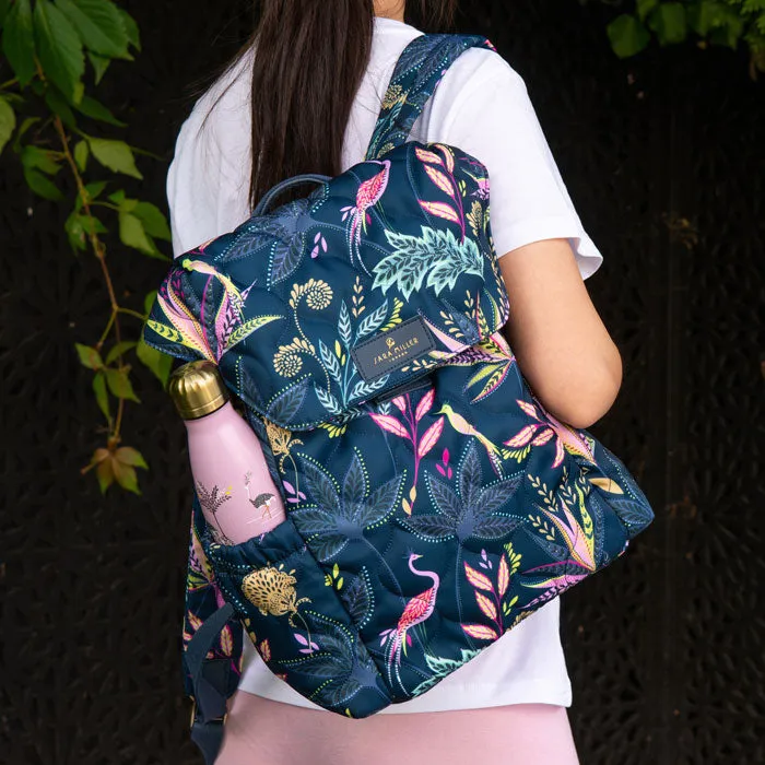 Botanic Paradise Quilted Backpack