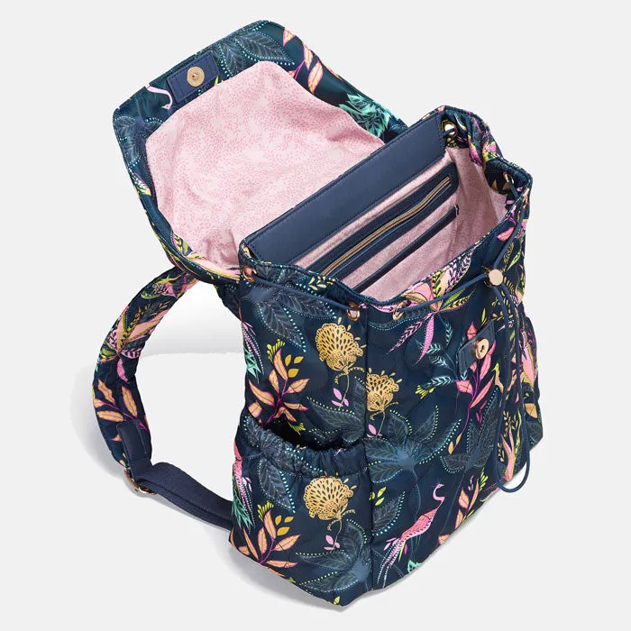 Botanic Paradise Quilted Backpack