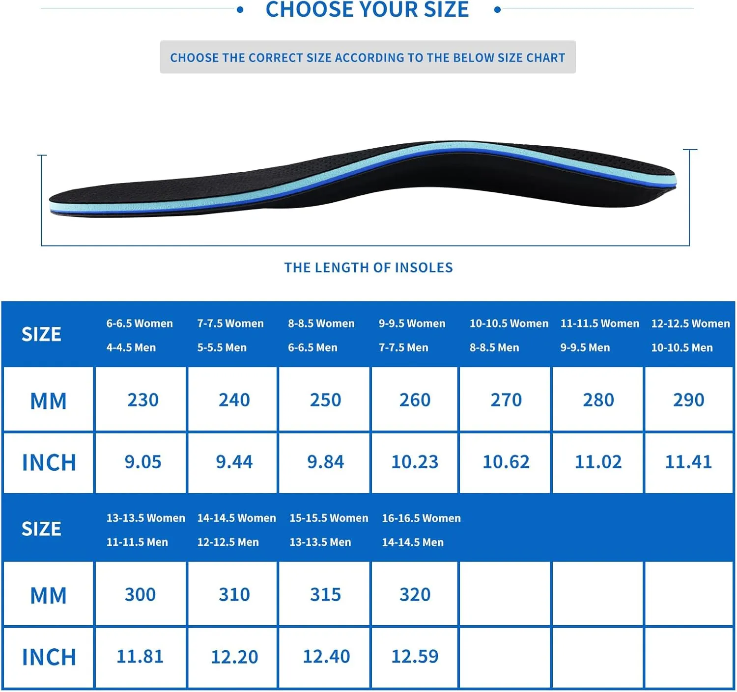 Breathable Leather Orthotics Strong Arch Support Inserts Best Shock Absorption Soft Poron Inserts for Plantar Fasciitis High Water-Absorption Insoles Relieve Foot Pain