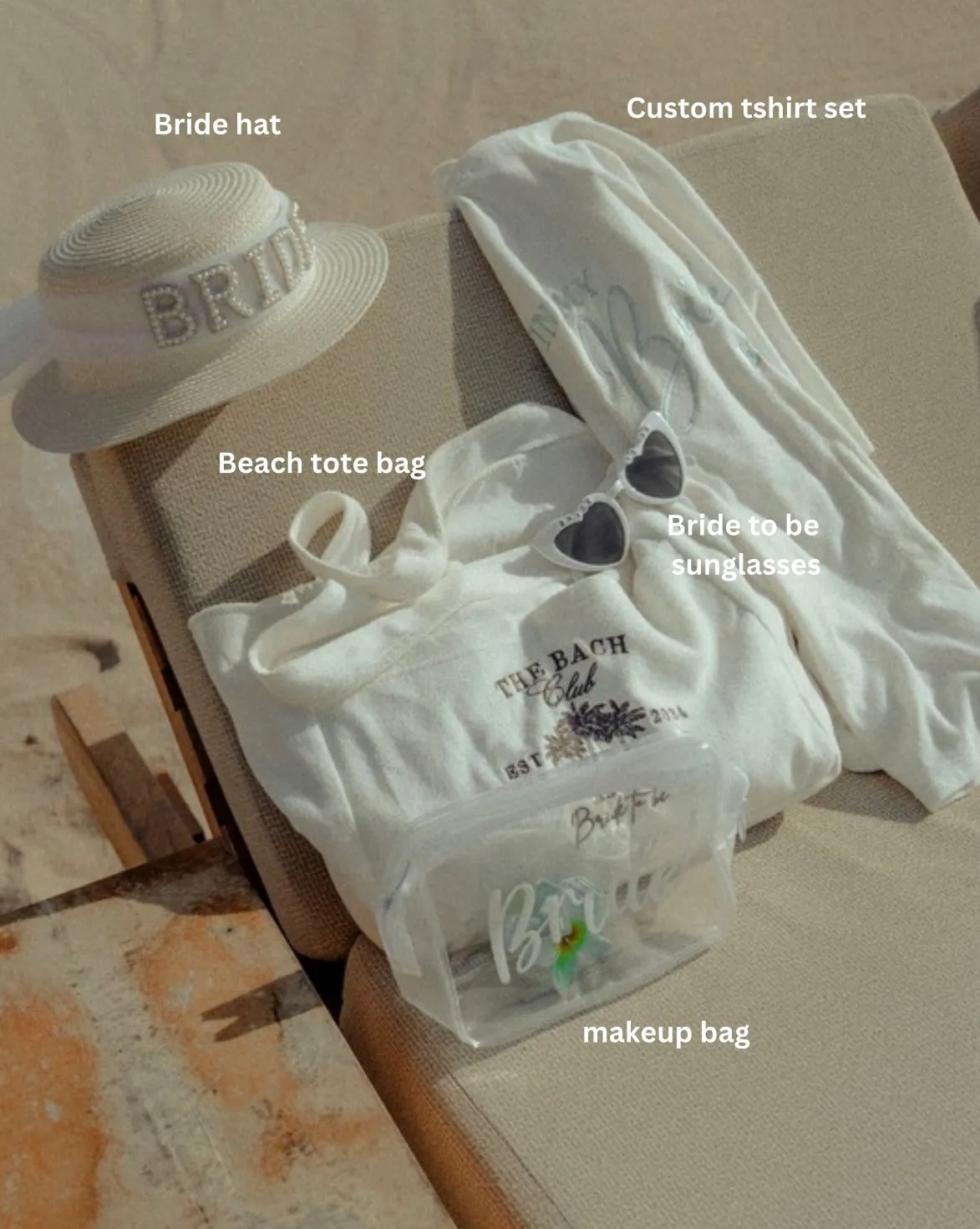 Bride bachelorette cruise set