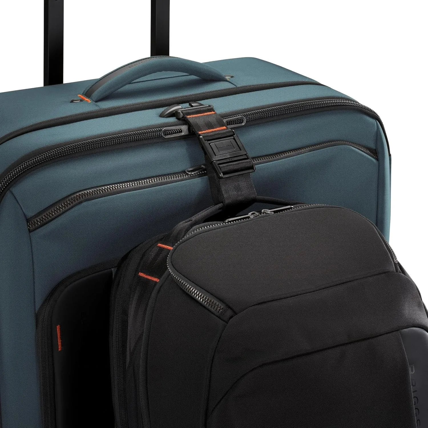 Briggs & Riley 29" Large Expandable Spinner - Checked Luggage for Travel, Suitcases with Wheels, Softside Rolling Bag for Men & Women, Self-Repairing Zipper - ZDX Collection, Ocean