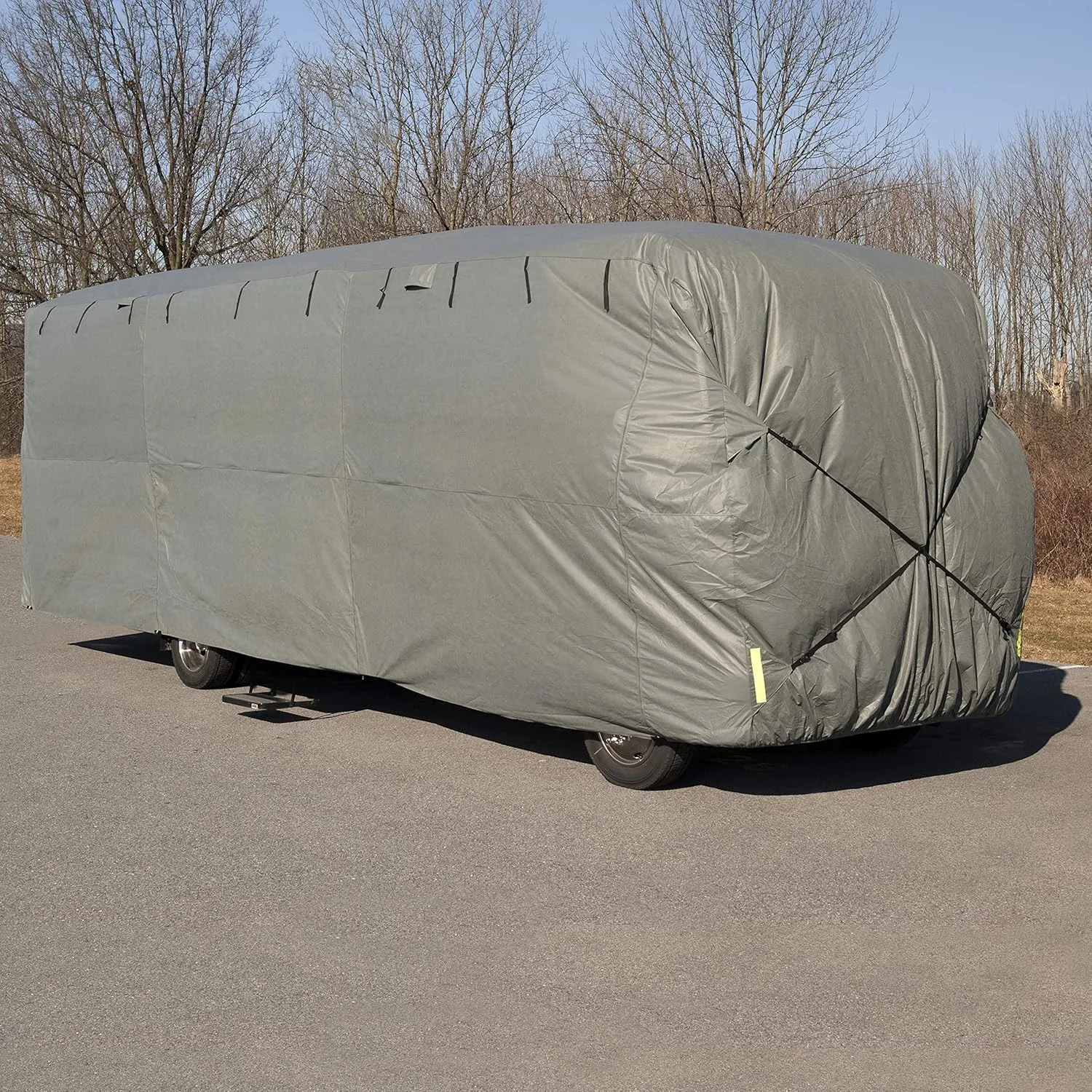 Budge Class A RV Cover Fits Class A RVs up to 43' Long (Gray, Polypropylene), 40' to 43' Long (RVRB-7)