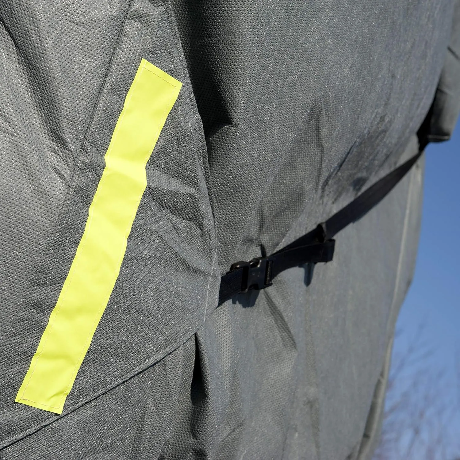 Budge Class C RV Cover Fits Class C RVs up to 21' Long (Gray, Polypropylene), 256" L x 105" W x 108" H (RVRB-30)