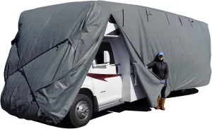Budge Class C RV Cover Fits Class C RVs up to 21' Long (Gray, Polypropylene), 256" L x 105" W x 108" H (RVRB-30)