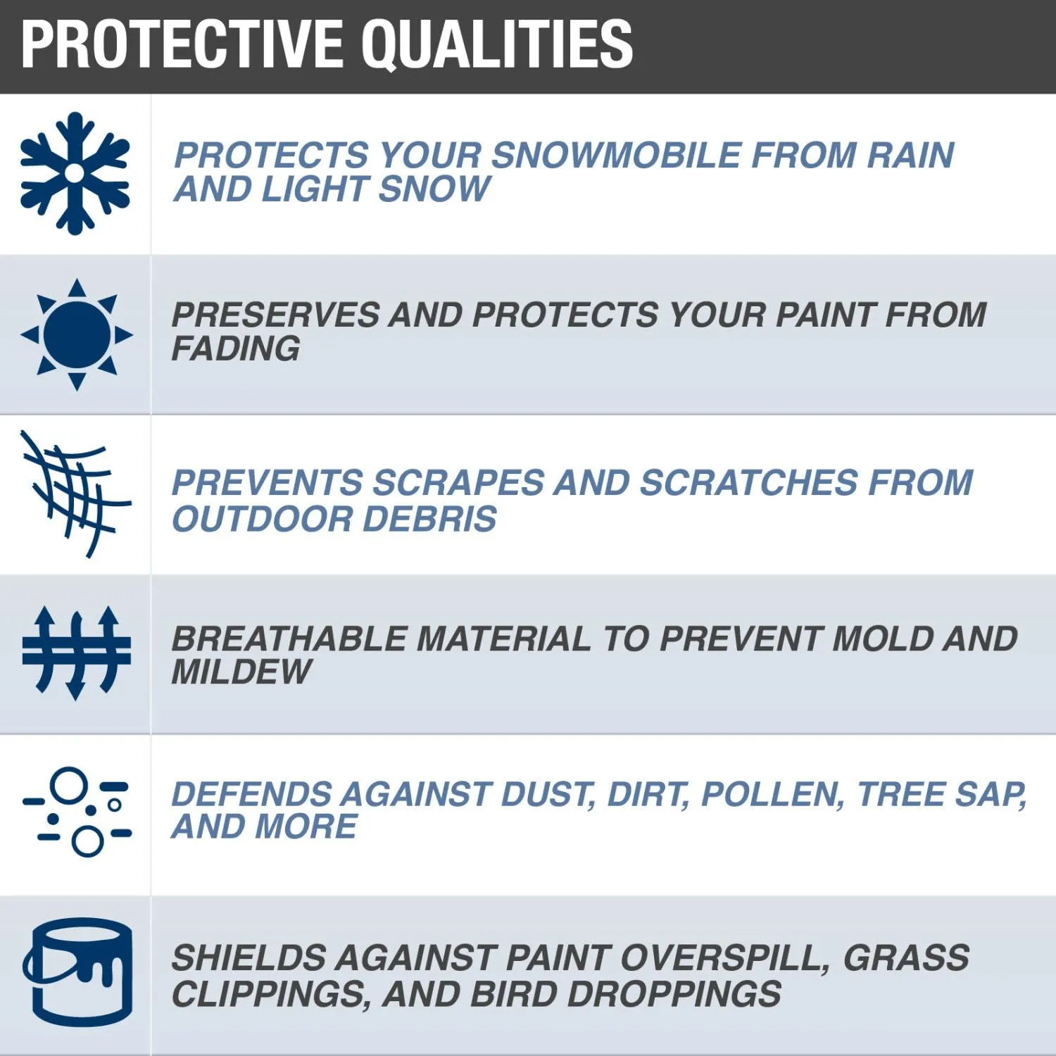 Budge Sportsman Snowmobile Cover, Trailerable, 145" Length
