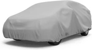 Budge StormBlock™ Plus Van Cover, 100% Waterproof, Ultimate Outdoor Protection, Dustproof, UV Treated Van Cover Fits Vans up to 216" L x 60" W x 60" H, Gray, Size 1: Fits up to 18' (RNWCVF1)