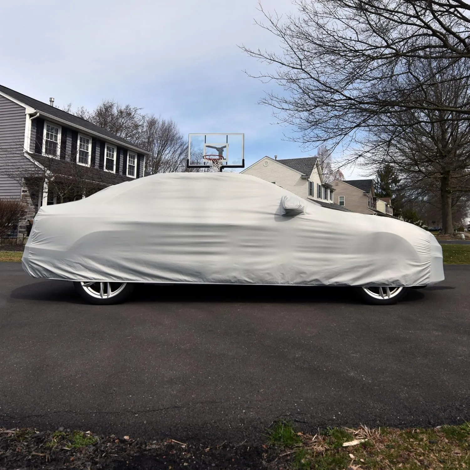 Budge TrueFit Plus Custom Car Cover Fits Shelby GT (07-08), GT500 (07-09), GT500KR (08-09), GT-H (07), Mustang (07-09) 2007-2009, Automotive Full Exterior Indoor Outdoor Car Cover, All Weather