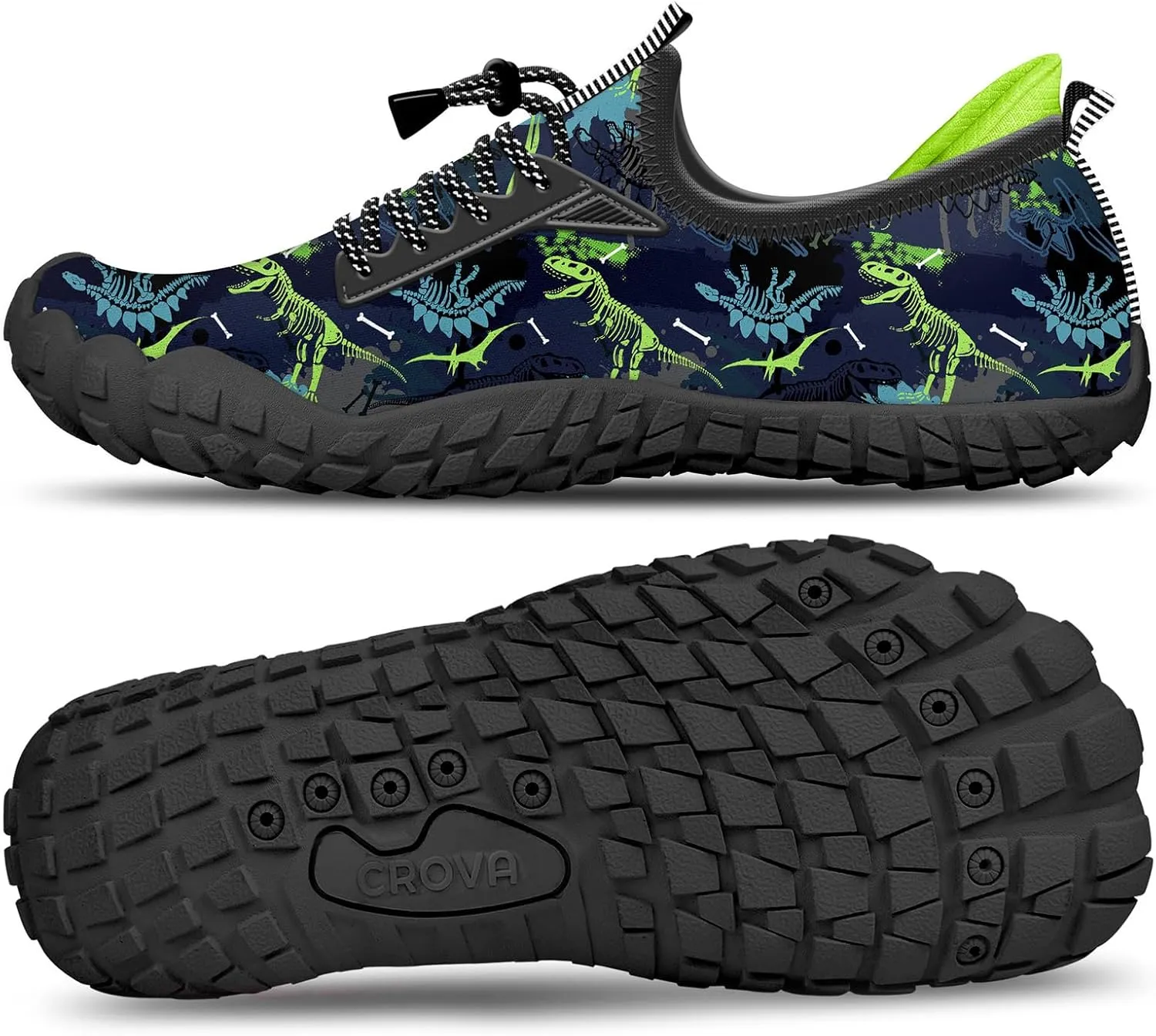 Built-in Heel Grips Water Shoes for Kids Girls Boys Hiking Wide Barefoot Swim Beach Pool Big Kid