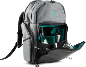 Bull in China Mixology Bartender Kit Backpack for Bar Tools | Large Capacity Travel Backpack (Bag Only) Cocktail Bottle Compartments, Multiple Barware Slots, Insulated Pockets, and More