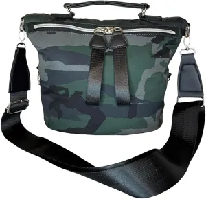 Camo Travel Shopping Shoulder Bag/Purse | Durable Softshell Tote Bag | with Zipper Closure & Adjustable Shoulder Strap