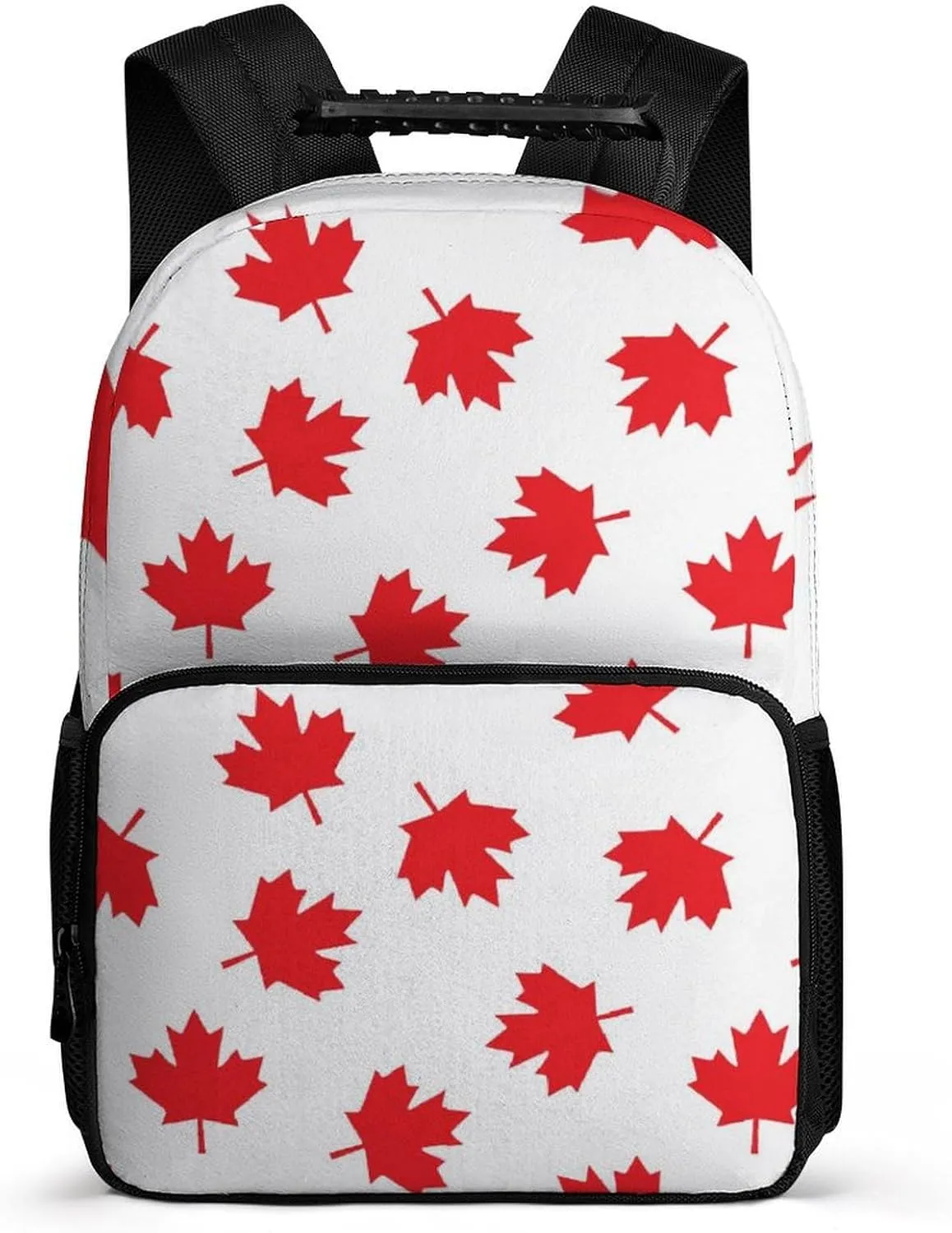 Canada Maple Leaf Travel Backpack Casual Daypacks Computer Shoulder Bag for Work Shopping Unisex 16 Inch