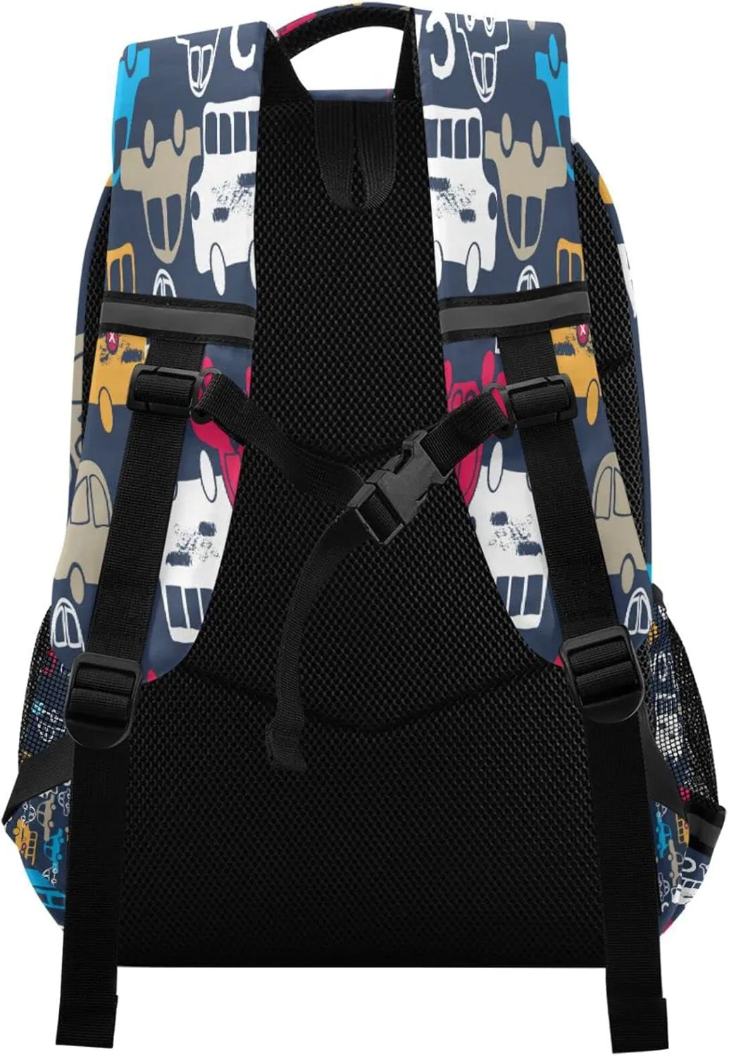 Car Backpack for Girls Kids Boys School Bookbags, Student Laptop Backpack Carrying Bag Casual Lightweight Travel Sports Day Packs