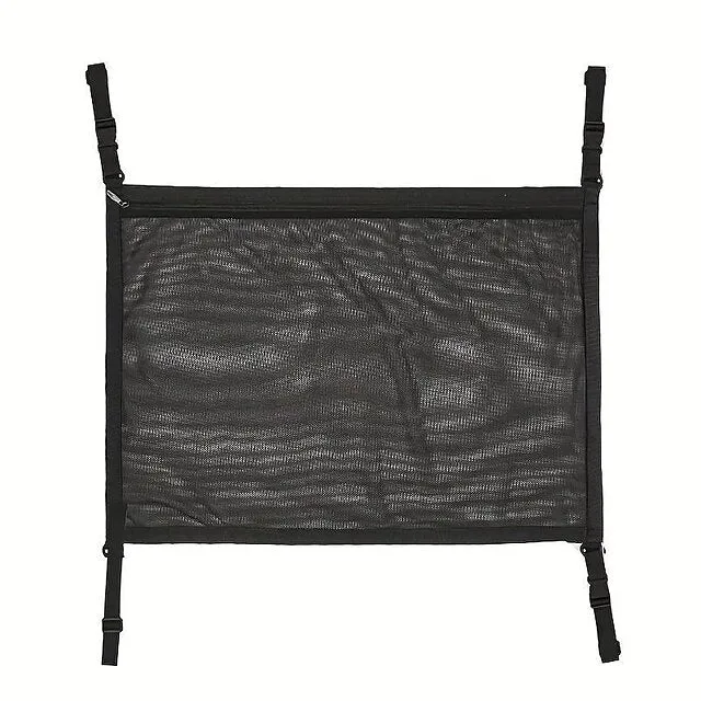 Car Ceiling Cargo Net Pocket Multi-function Adjustable  Durable Large Double-Layer Mesh SUV Roof Organizer Long Trip Storage Bag,Tent Putting Quilt Children's Toy Towel Sundries