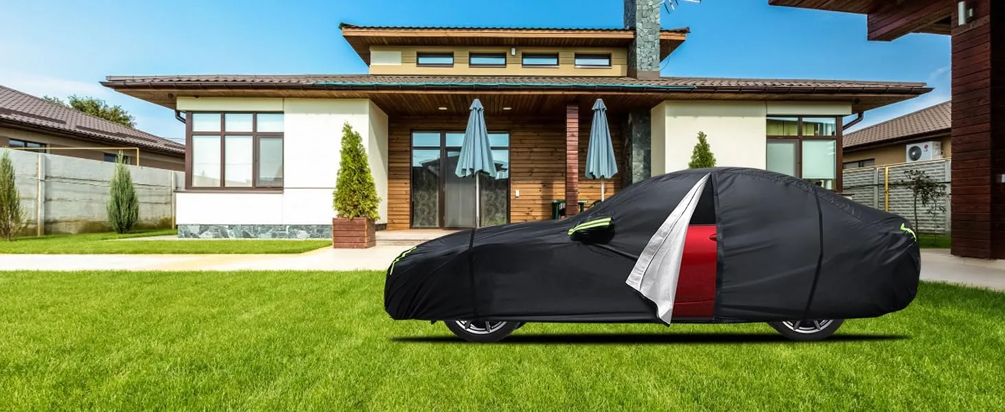 Car Cover Custom Fit for Mazda Miata MX-5 1989-2025,6 Layers Truck Cover Waterproof All Weather for Automobiles,Outdoor Full Exterior Cover,Rain, Sun, Wind Protection,Black