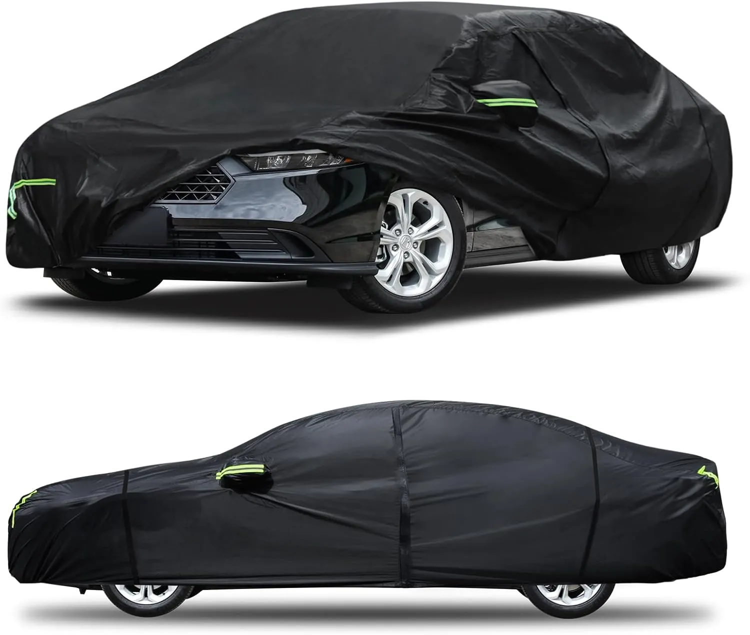 Car Cover Custom Fit for Toyota Camry 1996-2025,6 Layers Truck Cover Waterproof All Weather for Automobiles,Outdoor Full Exterior Cover,Rain, Sun, Wind Protection,Black