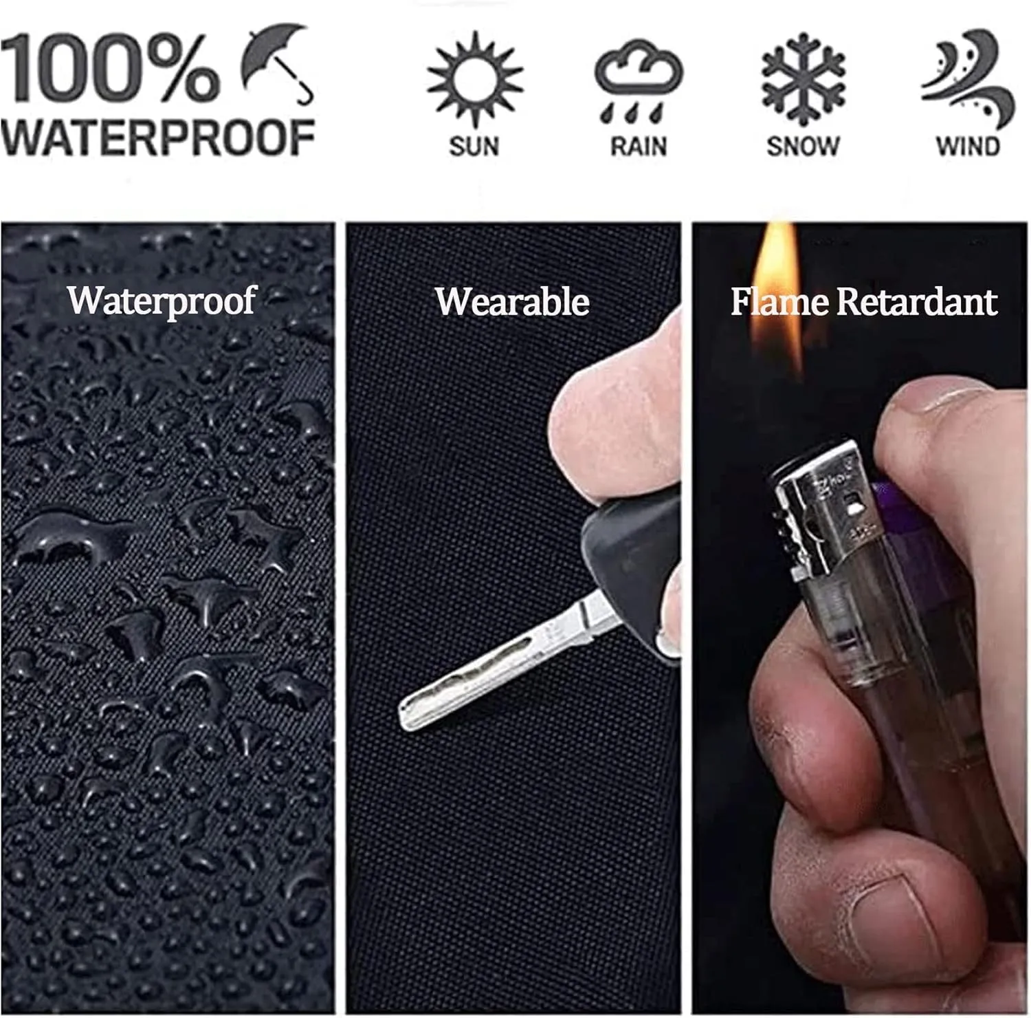Car Cover for Ligier JS50 | Waterproof Car Cover | Car Cover Outdoor Replacement | Breathable Windproof Full Cover for Car Snow Rain Dust Sun Protection Winter Summer Waterproof(C)