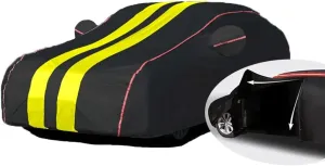 Car Cover for Ligier JS50 | Waterproof Car Cover | Car Cover Outdoor Replacement | Breathable Windproof Full Cover for Car Snow Rain Dust Sun Protection Winter Summer Waterproof(C)