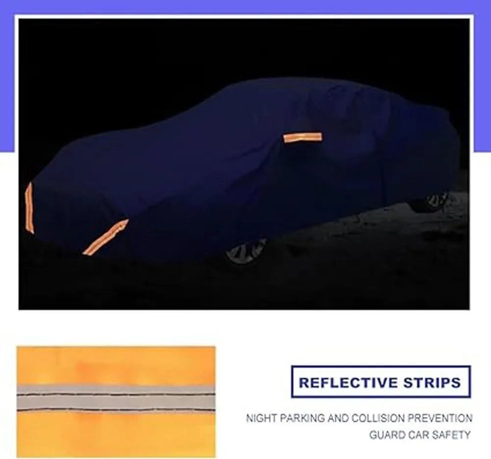 Car Cover for Ligier/IXO, JS50, JS5OL, JS|with Cotton Car Cover All-Weather Outdoor，Durable, Waterproof, Scratch-Resistant, Dustproof, and UV-Resistant(Blue,JS50)