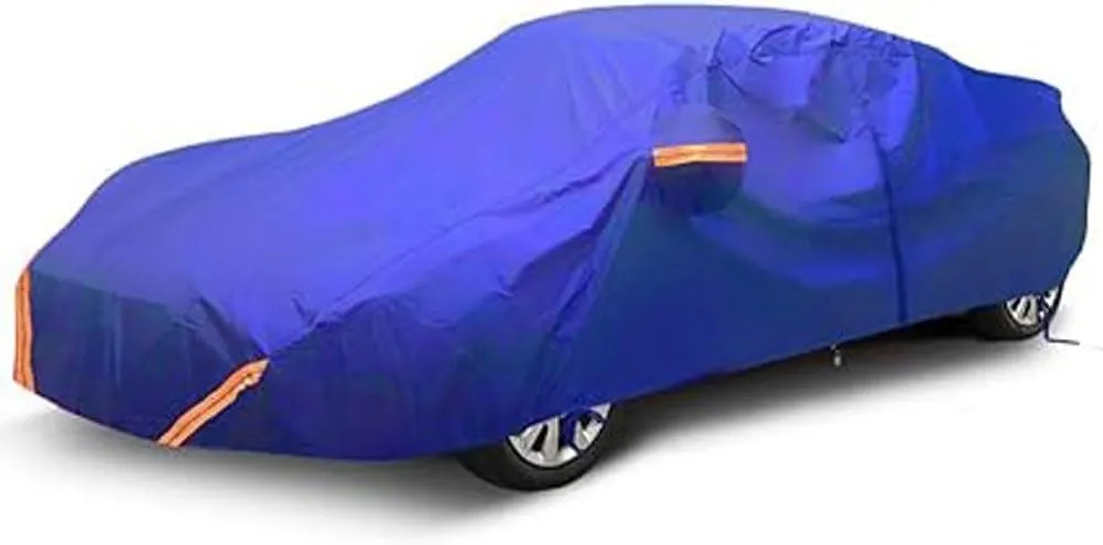 Car Cover for Ligier/IXO, JS50, JS5OL, JS|with Cotton Car Cover All-Weather Outdoor，Durable, Waterproof, Scratch-Resistant, Dustproof, and UV-Resistant(Blue,JS50)