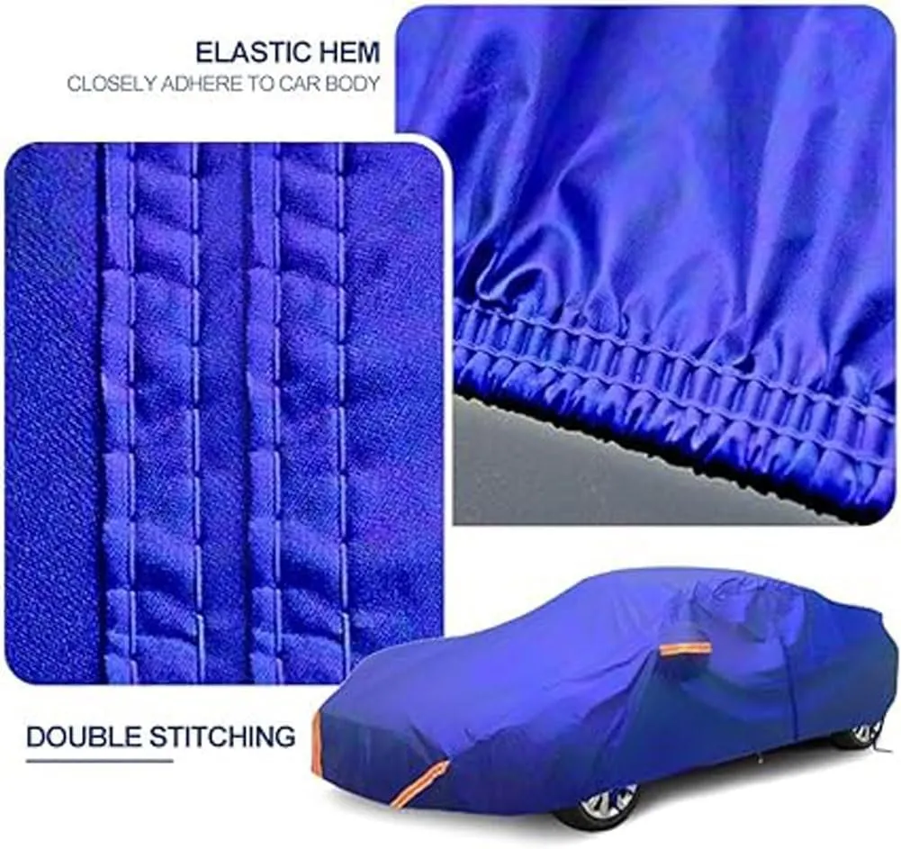 Car Cover for Ligier/IXO, JS50, JS5OL, JS|with Cotton Car Cover All-Weather Outdoor，Durable, Waterproof, Scratch-Resistant, Dustproof, and UV-Resistant(Blue,JS50)