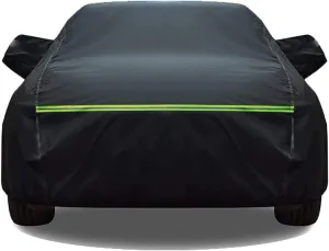 Car Cover is waterproof all-weather, wind, snow, ultraviolet rays, bird droppings, not easy to break, safe parking at night, compatible with Daimler V8-250 Xj Series Xj12 ( Color : A , Size : Xj12 )