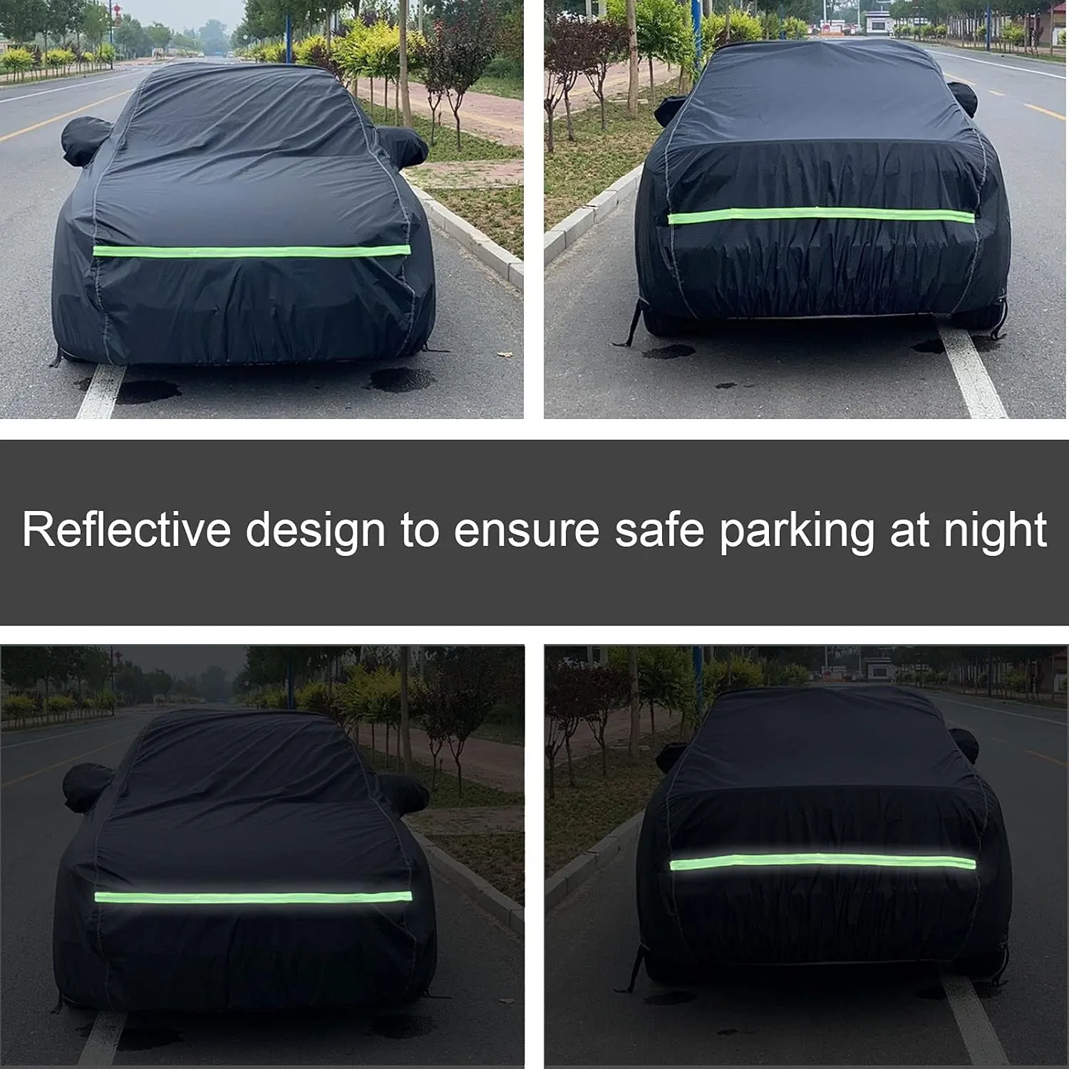 Car Cover is waterproof all-weather, wind, snow, ultraviolet rays, bird droppings, not easy to break, safe parking at night, compatible with Daimler V8-250 Xj Series Xj12 ( Color : A , Size : Xj12 )