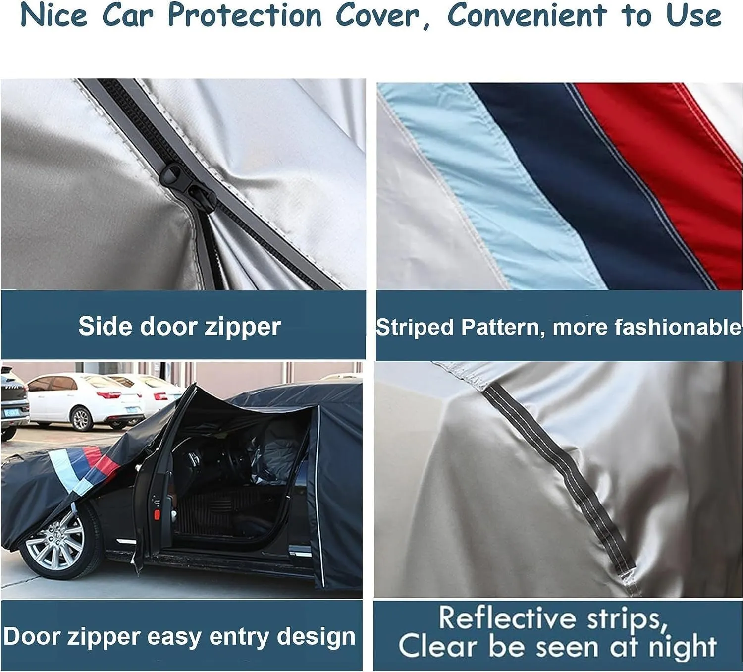 Car Cover Waterproof Compatible with Chevrolet N200/N300/National/Nexia,Outdoor Car Covers All Weather Waterproof Breathable Large Car Cover with Zipper,Custom Full Car Cover for Snow Rain Protection