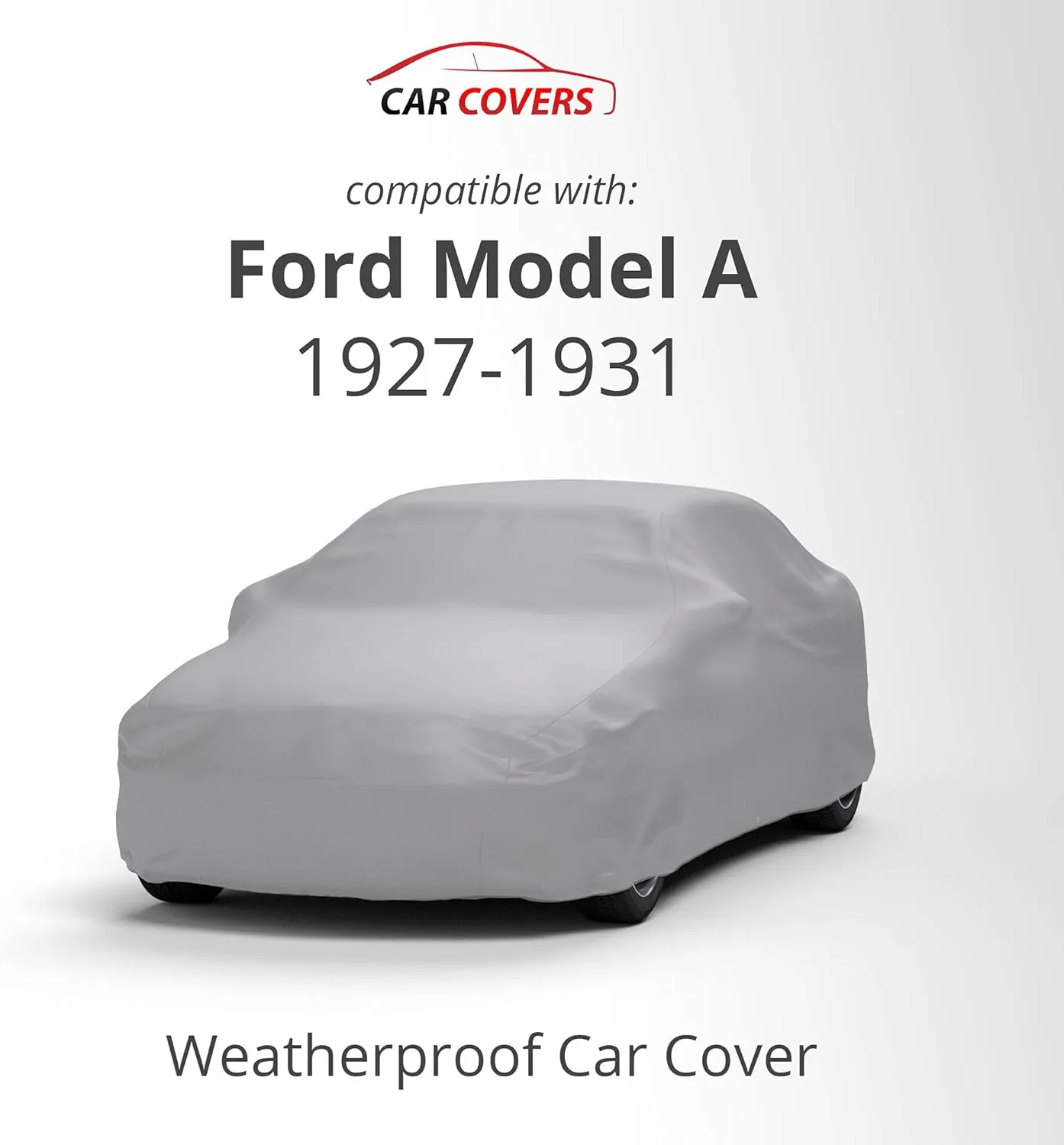 Car Covers Weatherproof Max Car Cover & Warranty Compatible with Ford 1927-1931 Model A – Outdoor Cover Theft Cable Lock Car Accessories Better Than Waterproof