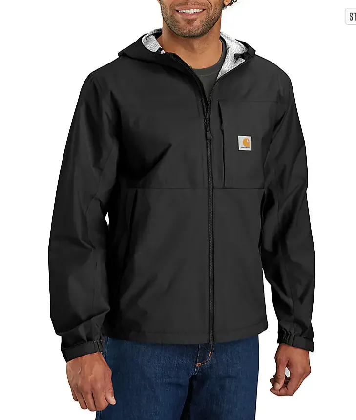 Carhartt Men's Storm Defender Waterproof Jacket - Relaxed Fit - Lightweight Packable