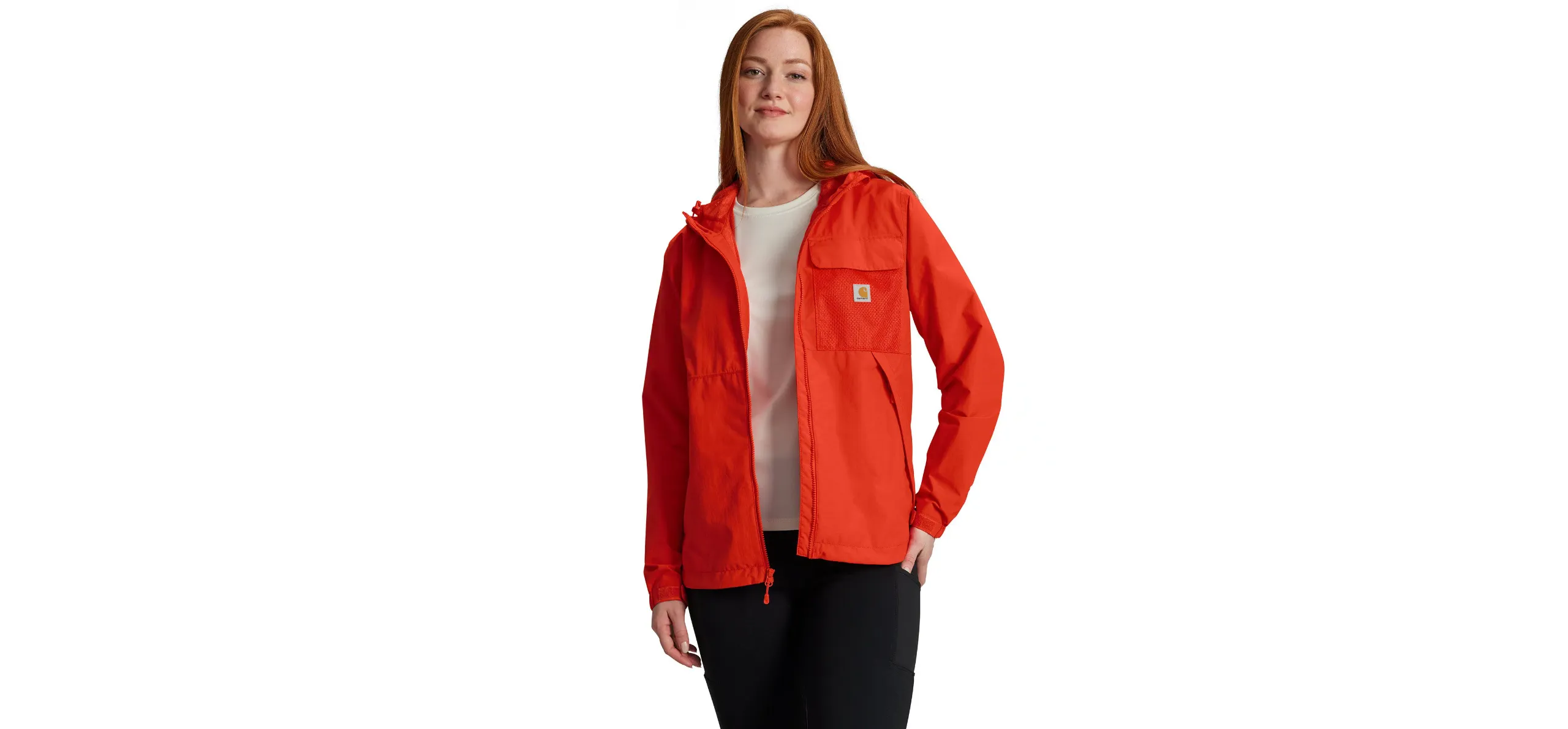 Carhartt Women's Storm Defender Loose Fit Lightweight Hooded Packable Jacket 106904