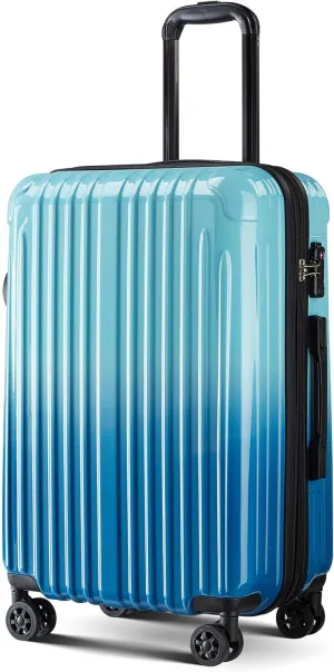 Carry on Luggage - Airline Approved Suitcases with Spinner Wheels, Built-In TSA Lock，Hard Shell Expandable Suitcases