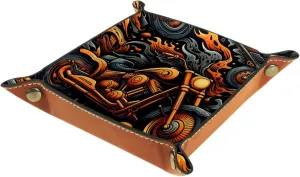 Cartoon Motorcycle Stacking Jewelry Organizer Trays, Small Drawer Organizer Tray for Jewelry, Bracelets, Earrings, Rings, Convenient and Stylish