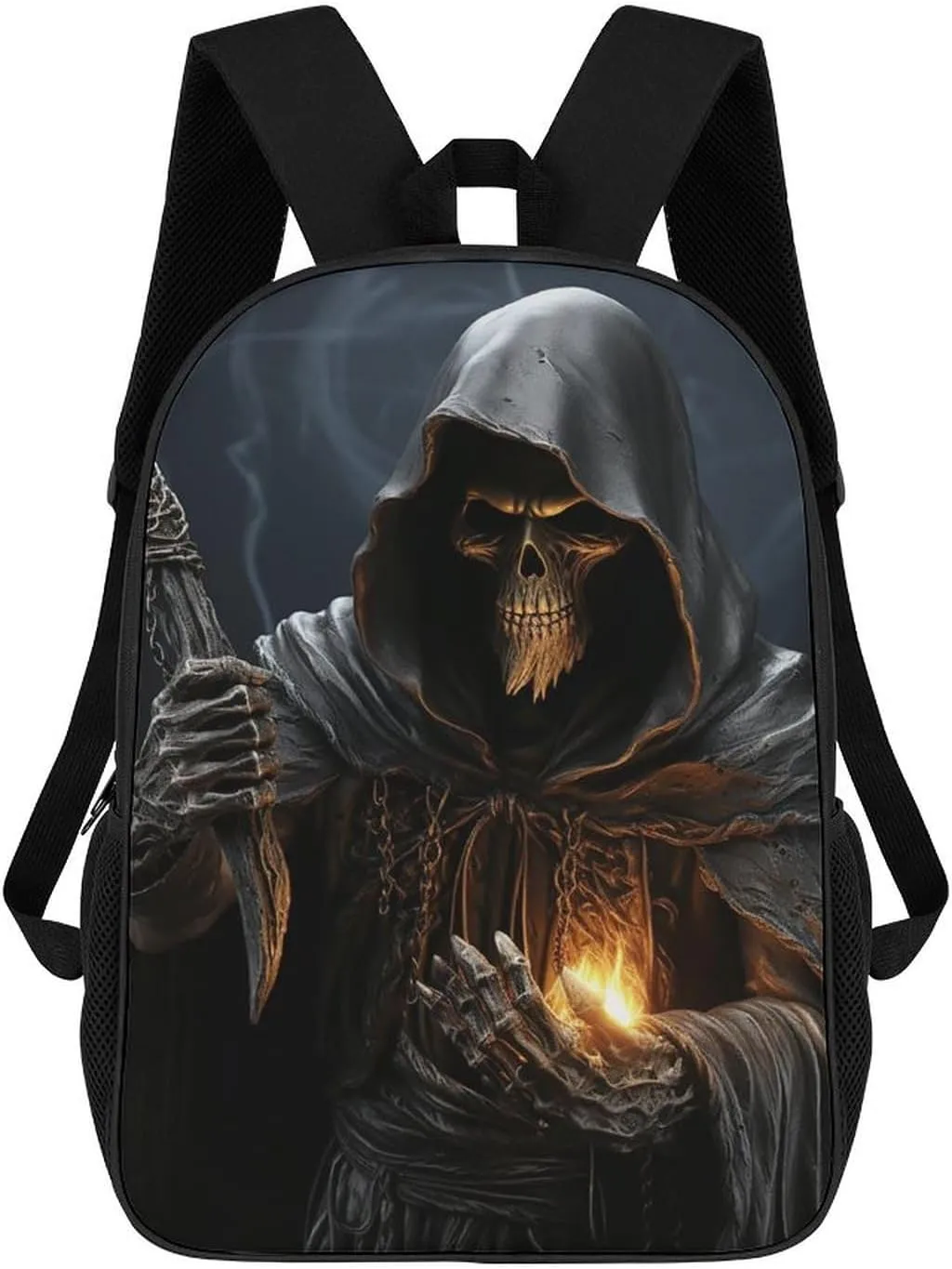 Casual Backpack for Men Women Waterproof Lightweight Daypack Travel Laptop Bag Grim-Reaper