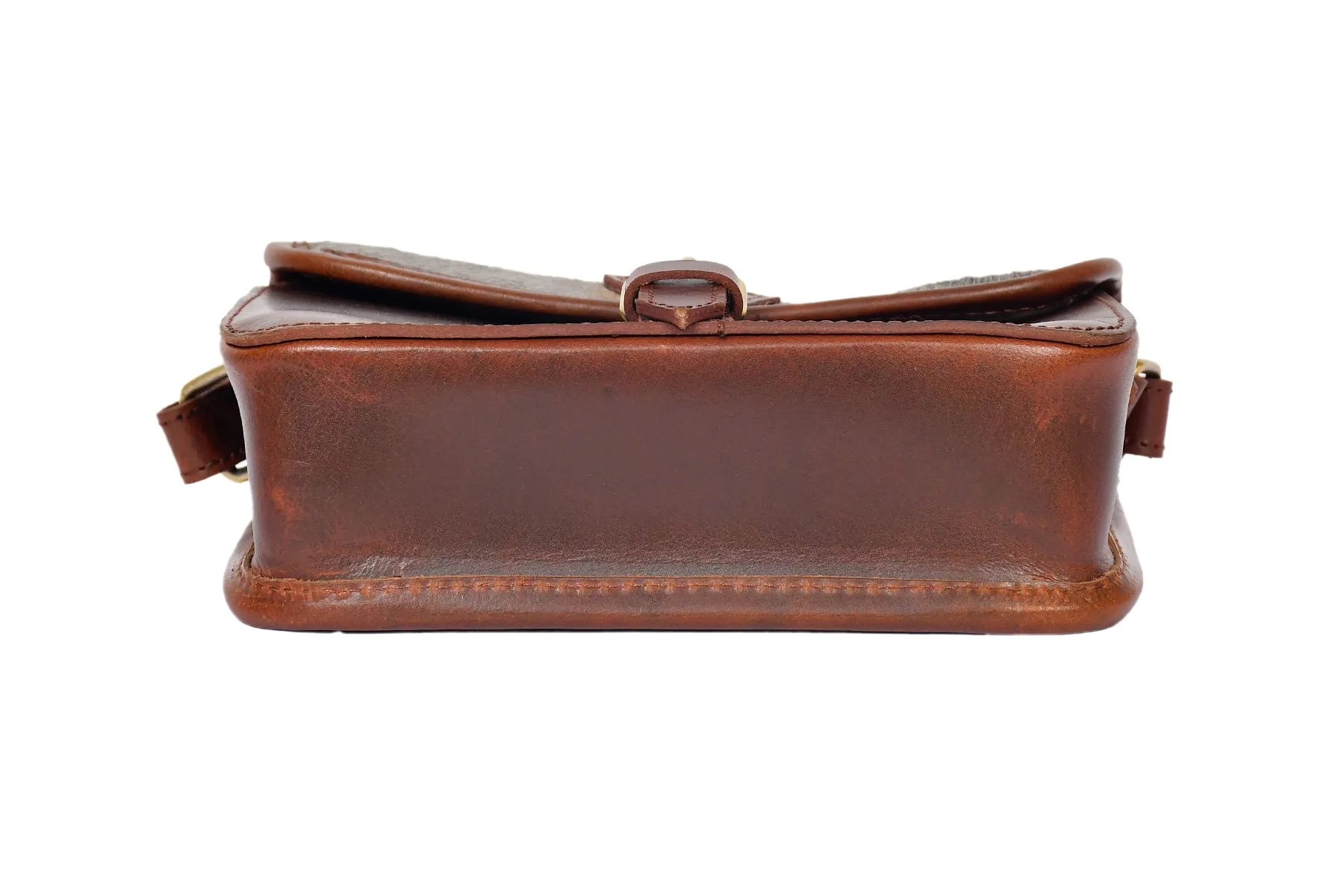 Celtic brown color leather with grey hair on leather sling bag for women and girls | Party wear, Art: BG-1156
