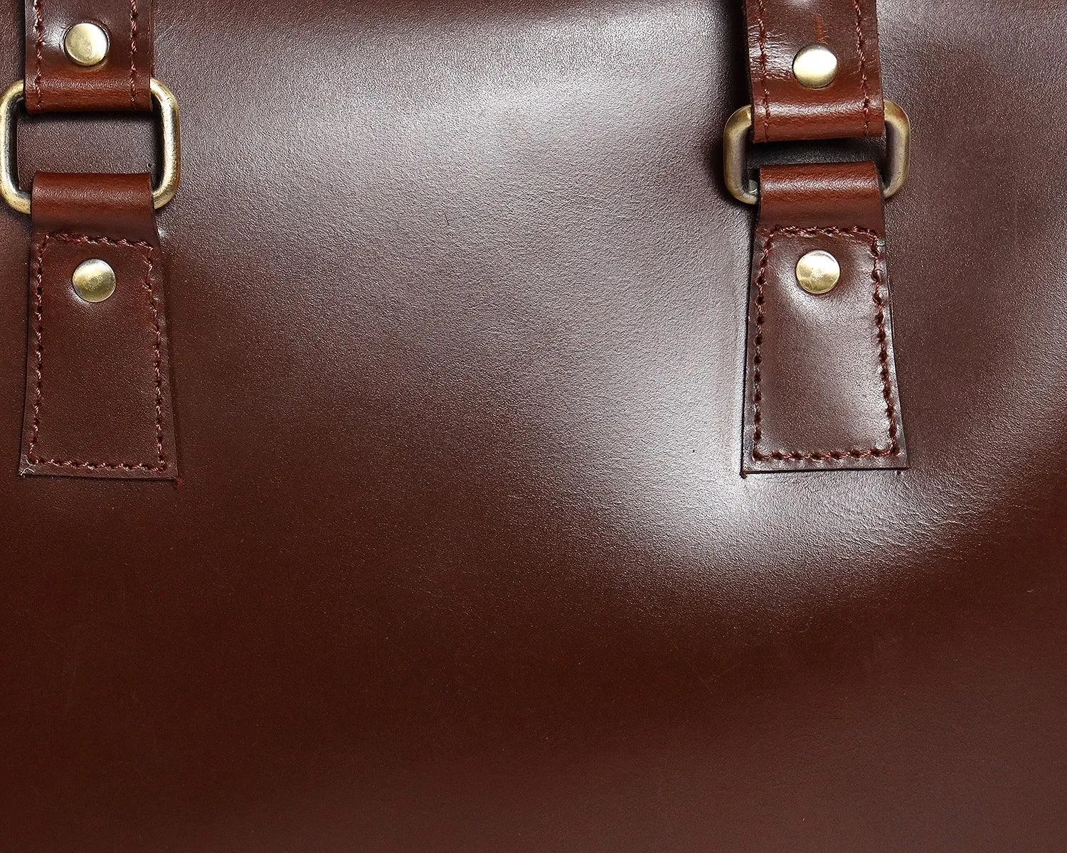 Celtic brown color pure leather laptop bag for professional use, Art: BG-1469