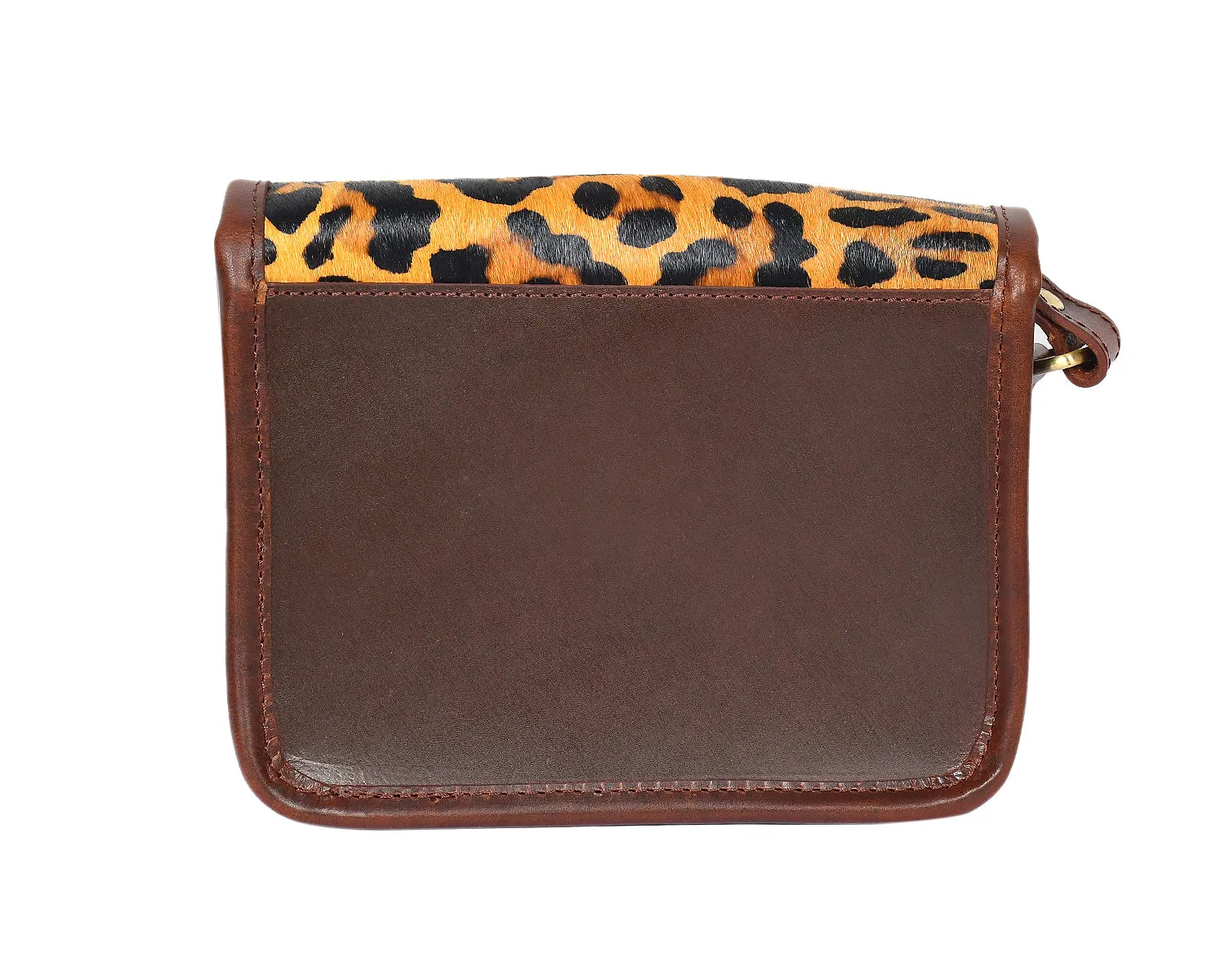 Celtic brown color pure leather with hair on leather sling bag for women and girls | Party wear,  Art: BG-1159