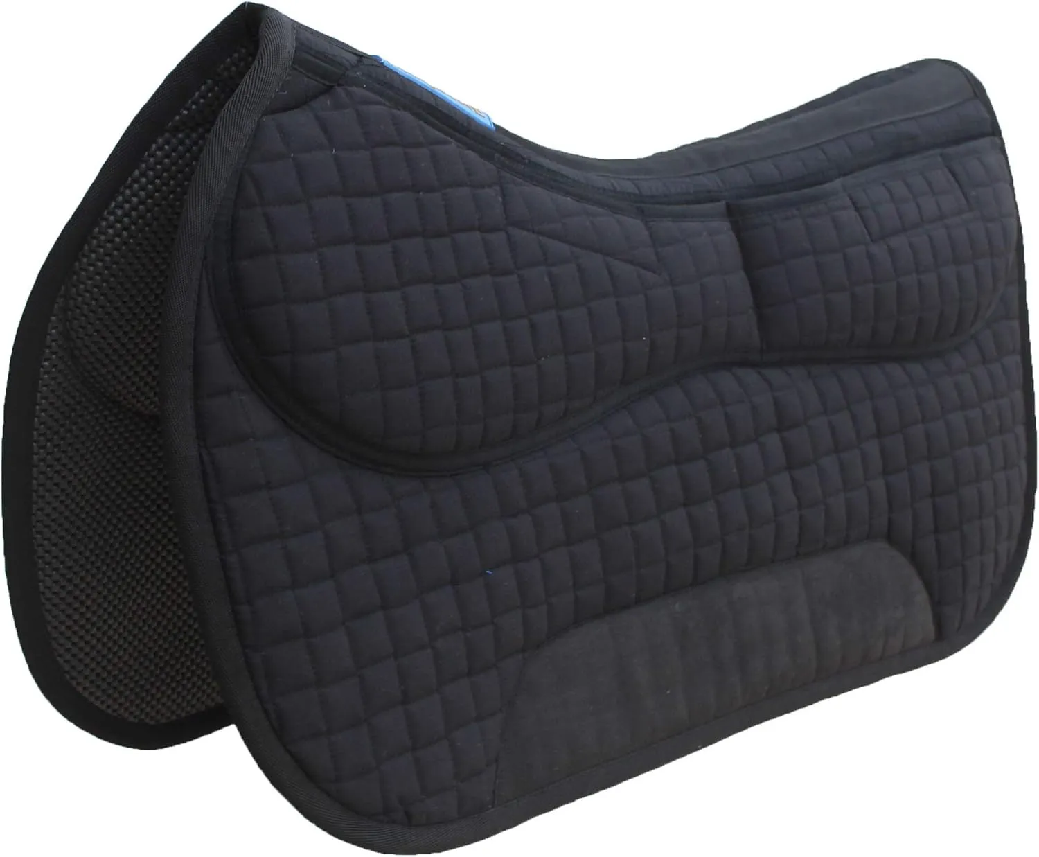 CHALLENGER Horse Saddle PAD 26" x 16" Neoprene Comfort Padded Quilted Removable Foam Inserts 39TS12